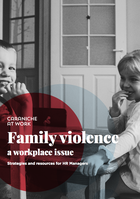 <image is front page of Caraniche at Work white paper on family violence> 